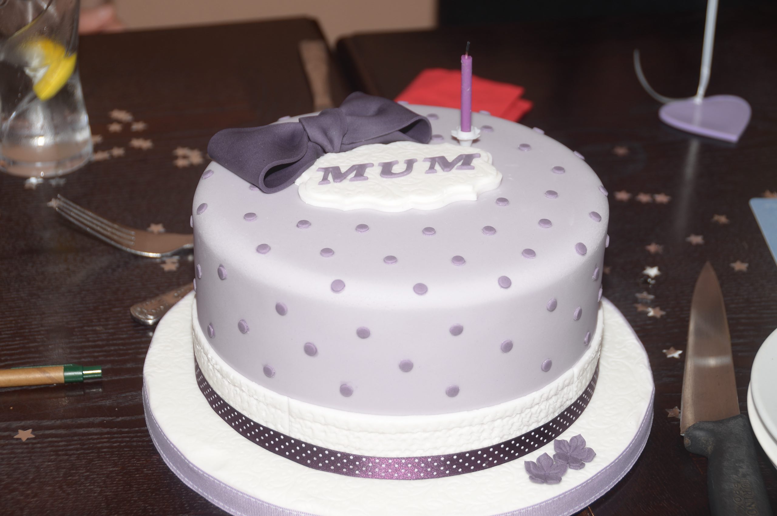 The birthday cake The birthday cake
